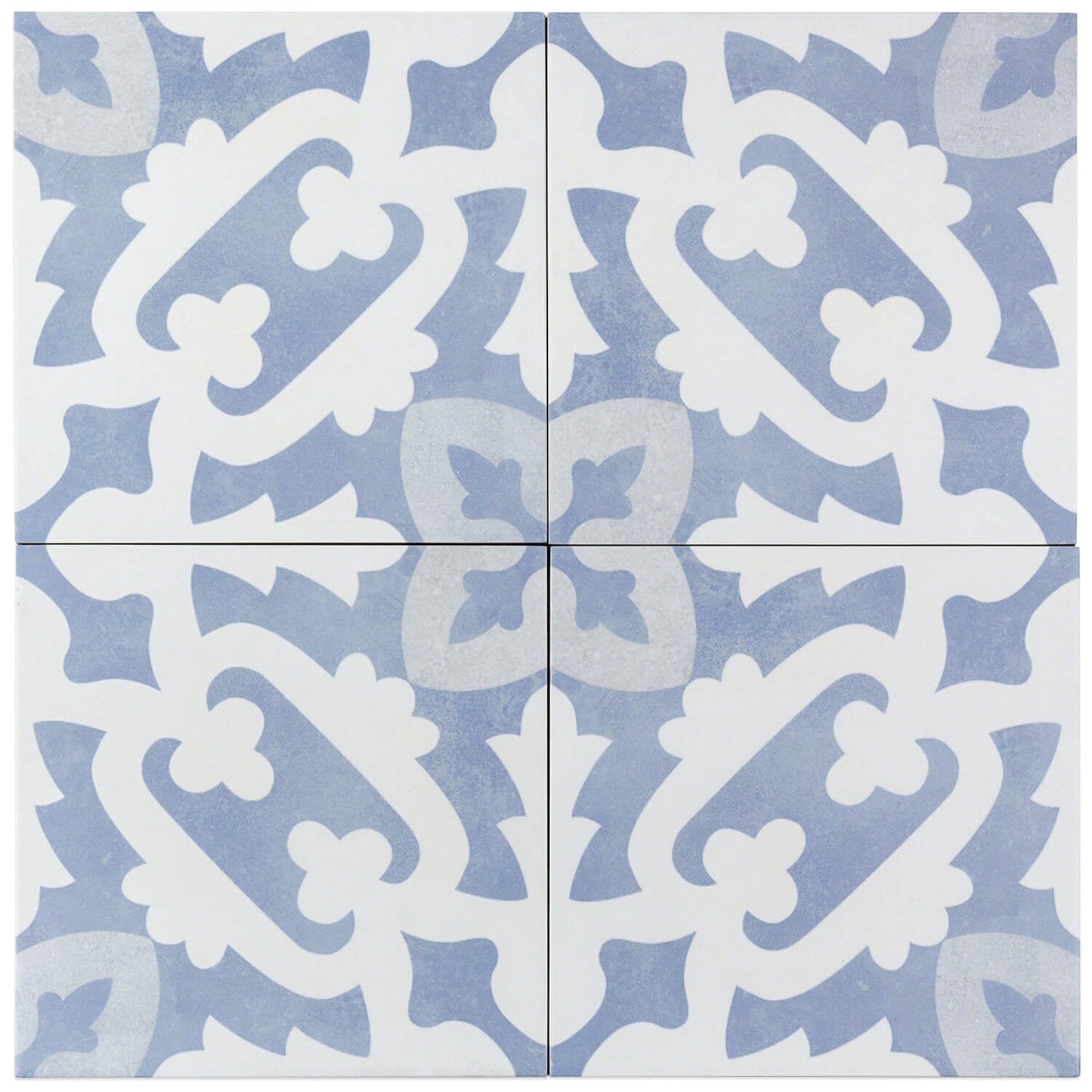 Bella Moma Blue 9x9 Matte Porcelain Tile by Lux Tile