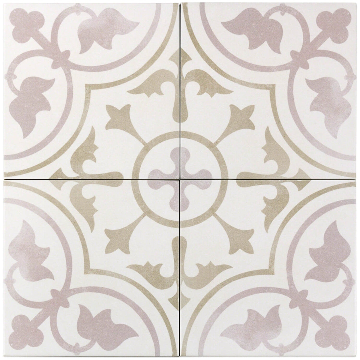 Bella Tate Beige 9x9 Matte Porcelain Tile for Walls and Floors