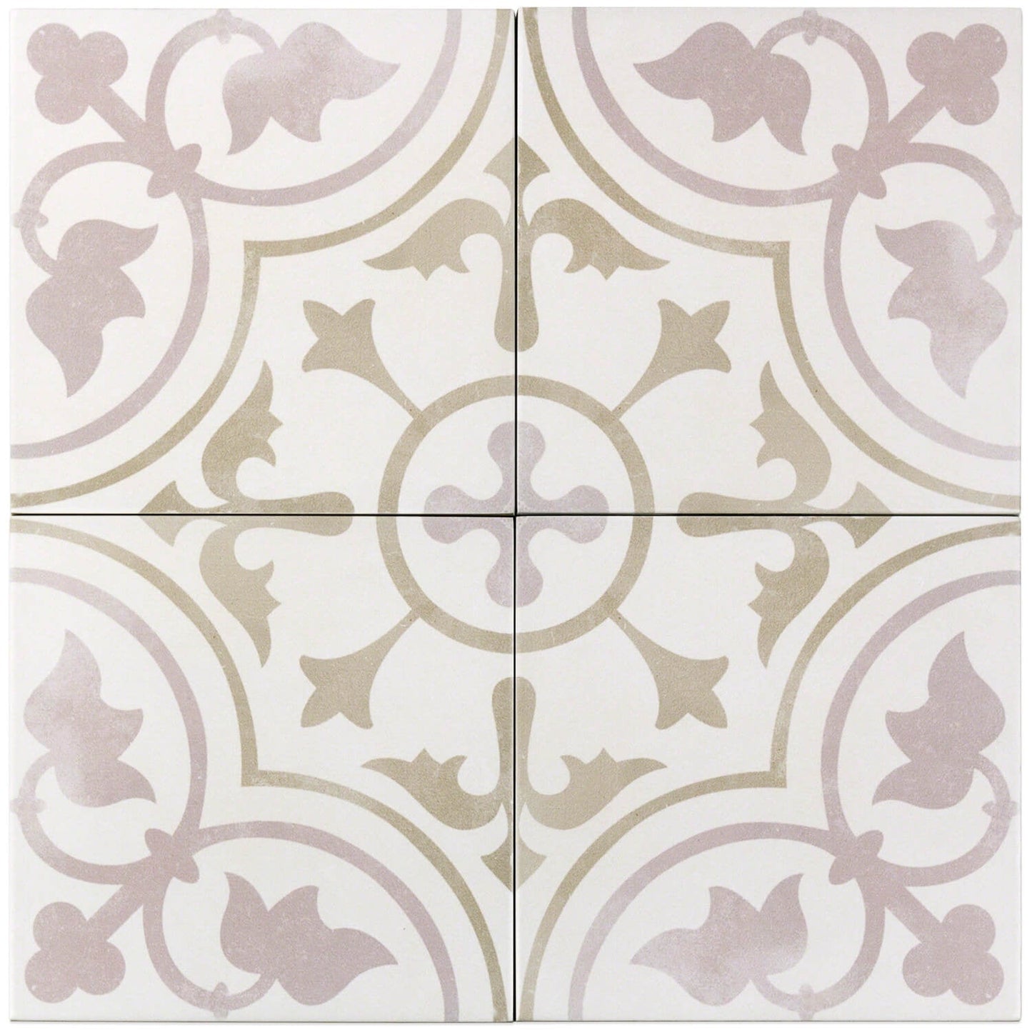 Bella Tate Beige 9x9 Matte Porcelain Tile for Walls and Floors