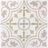 Bella Tate Beige 9x9 Matte Porcelain Tile for Walls and Floors