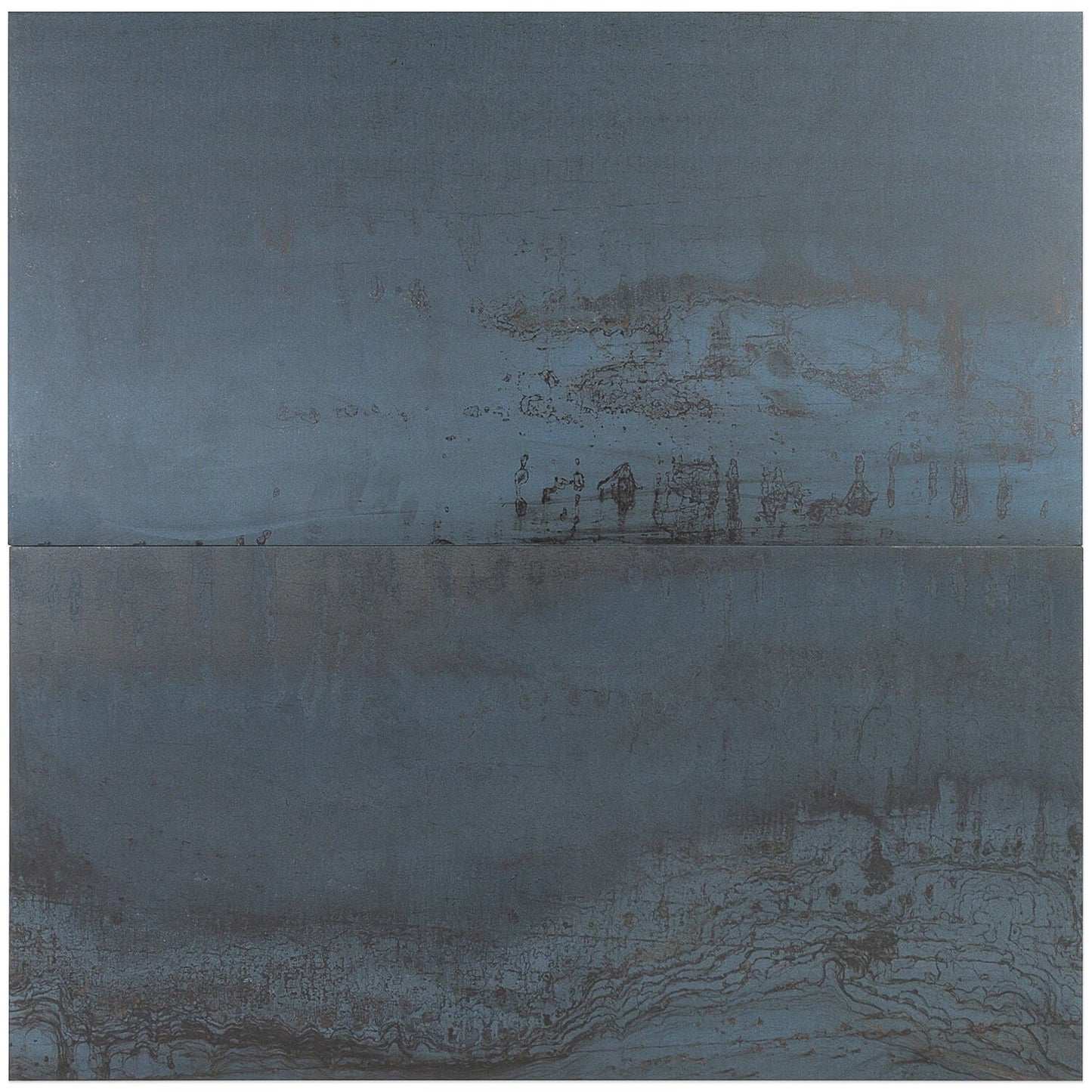 Angela Harris Inspira Metallic Blue 12x24 Matte Porcelain Tile
