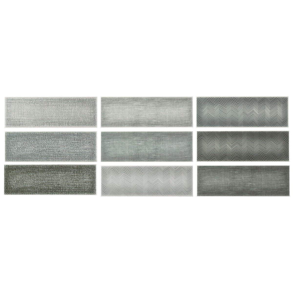 Splendor Gray 4x12 Polished Ceramic Subway Tile - Tilebar
