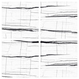 Lumina Sahara Noir Black & White 24x24 Polished Porcelain Tile