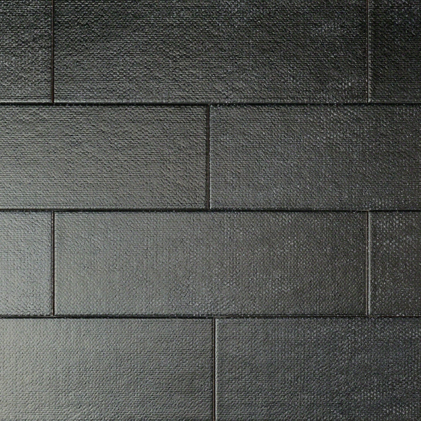 Diesel Camp Canvas Black 4x12 Matte Ceramic Subway Wall Tile