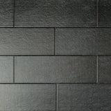 Diesel Camp Canvas Black 4x12 Matte Ceramic Subway Wall Tile