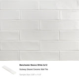 White Ceramic Subway Tile Sample Bundle - 5 Best Sellers