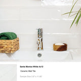White Ceramic Subway Tile Sample Bundle - 5 Best Sellers