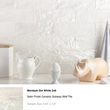 White Ceramic Subway Tile Sample Bundle - 5 Best Sellers