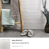 White Ceramic Subway Tile Sample Bundle - 5 Best Sellers