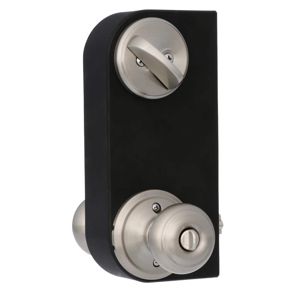 Schlage Georgian Satin Nickel Keyed Entry Door Handleset