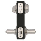 Schlage Satin Nickel Single Cylinder Deadbolt with Latitude Keyed Entry Lever Combo Pack