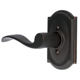 Schlage Accent Aged Bronze Left-Handed Dummy Door Lever with Camelot Trim
