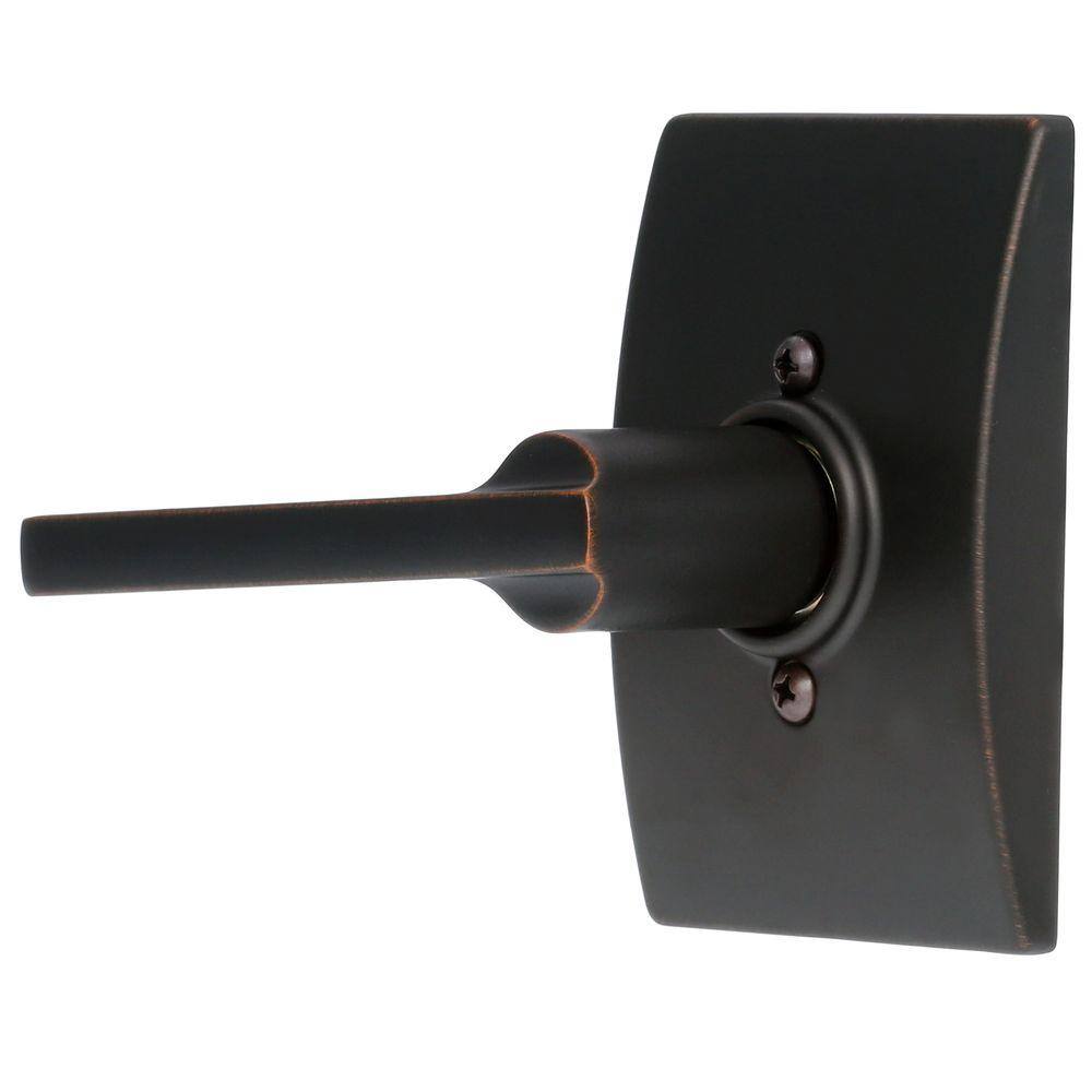 Schlage Latitude Aged Bronze Dummy Door Lever with Century Trim
