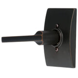 Schlage Latitude Aged Bronze Dummy Door Lever with Century Trim