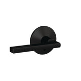 Custom Latitude Matte Black Kinsler Trim Dummy Door Lever (2-Pack)