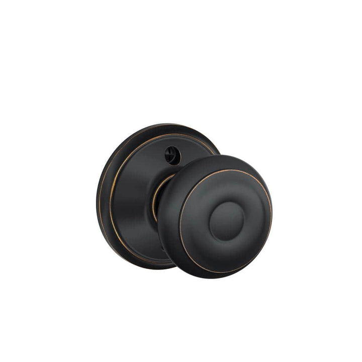 Schlage Georgian Aged Bronze Dummy Door Knob