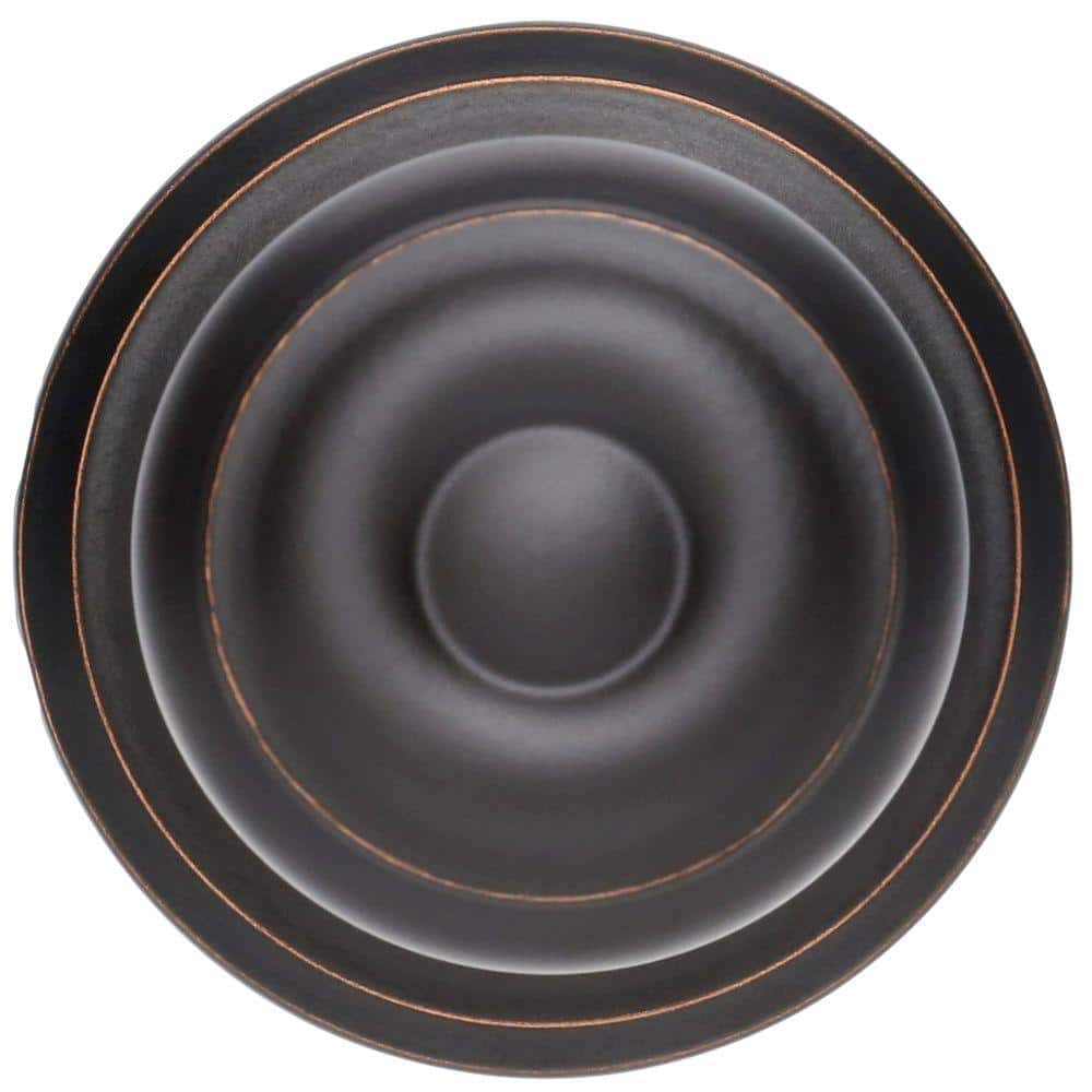Schlage Modern/Contemporary Aged Bronze Dummy Knob – Universal Handing (Right or Left)