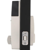 Schlage Century Satin Nickel Sense Smart Door Lock with Latitude Lever Door Handleset