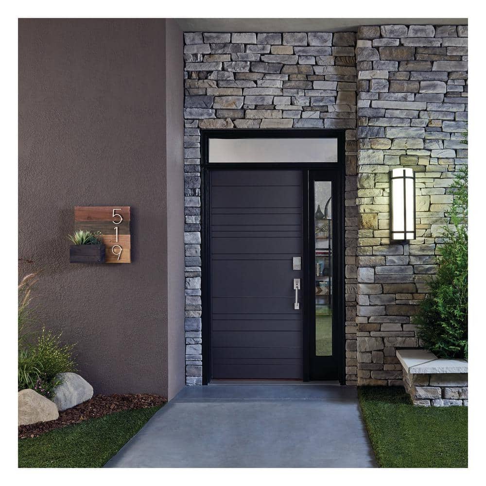 Schlage Century Encode Smart Wi‑Fi Door Lock with Alarm & Latitude Lever Handleset – Satin Nickel