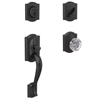 Baldwin 
    Estate Collection Manchester Single Cylinder Lifetime Polished Brass Left-Handed Door Handleset with Wave Door Lever - Super Arbor