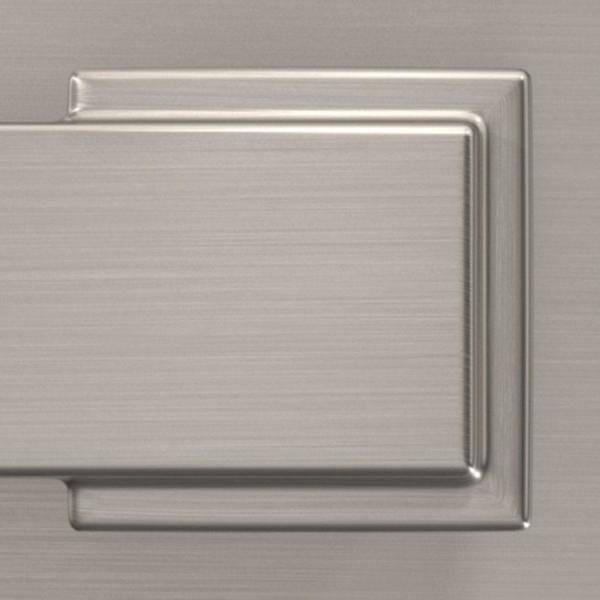 Schlage Custom Wakefield Satin Nickel Single Cylinder Door Handleset with Alexandria Glass Door Knob and Alden Trim