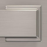 Schlage Custom Wakefield Satin Nickel Single Cylinder Door Handleset with Alexandria Glass Door Knob and Alden Trim