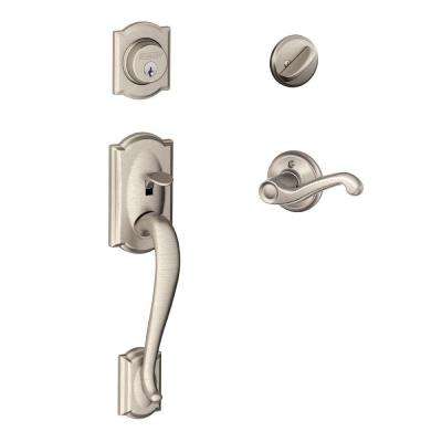Toledo Fine Locks 
    Single Cylinder Satin Nickel Door Handleset - Super Arbor