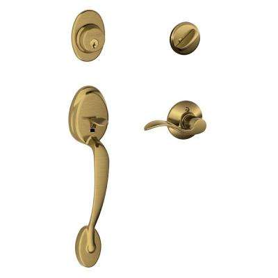 Baldwin 
    Logan Single Cylinder Oil Rubbed Bronze Door Handleset with Classic Door Knob - Super Arbor