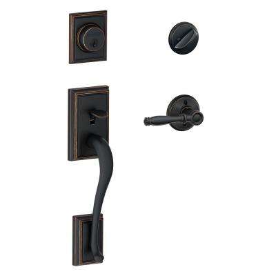 Baldwin 
    Prestige Spyglass Satin Nickel Universal Entrance Door Handleset Featuring SmartKey Security - Super Arbor