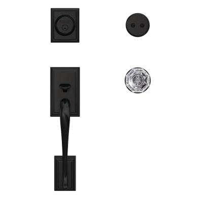 Baldwin 
    Manchester Satin Nickel Right-Handed Full-Dummy Door Handleset with Wave Door Lever - Super Arbor