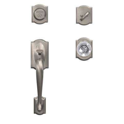 Weslock 
    Elegance Single Cylinder Oil-Rubbed Bronze Woodward I Door Handleset with Impresa Knob - Super Arbor