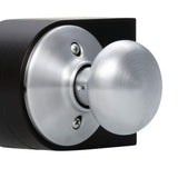 Schlage Plymouth Satin Chrome Passage Door Knob, Right or Left Handed, F10 PLY 626