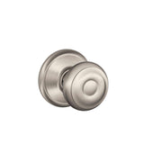 Schlage Georgian Satin Nickel Passage Hall/Closet Door Knob, F10 V GEO 619