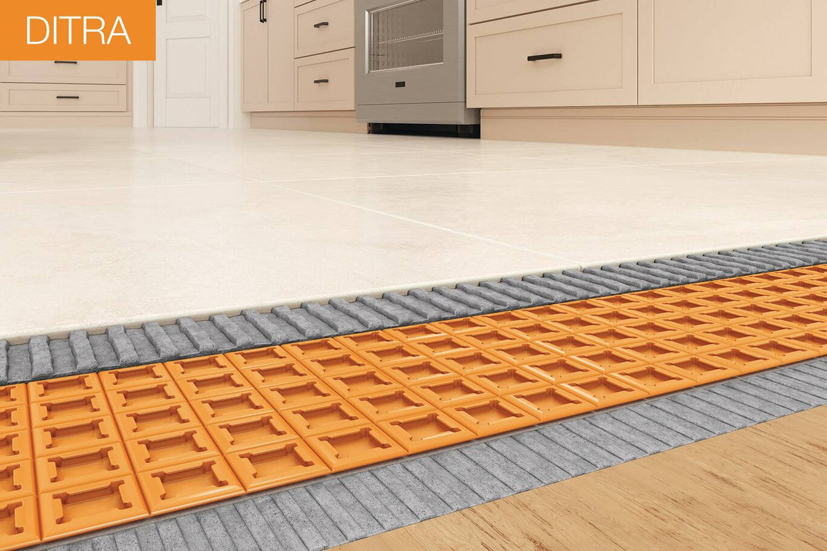 Schluter Systems DITRA 54-sq ft Orange Plastic Waterproofing Tile Membrane