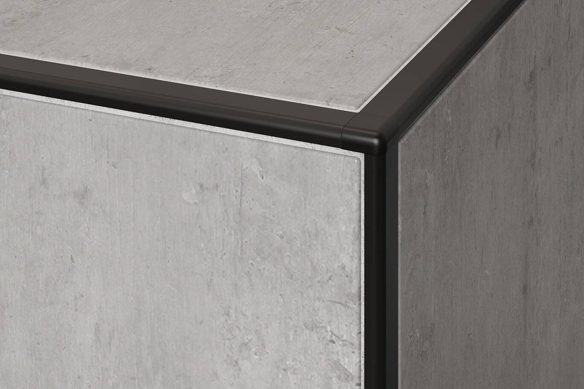 Schluter Systems JOLLY 0.5-in W x 98.5-in L Polished Chrome Aluminum L-Angle Tile Edge Trim