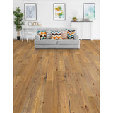 Honey Dew Pine 3/4 in. T x 5-1/8 in. W Hand Scraped Solid Hardwood Flooring (23.3 sq.ft./ case)