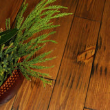 Honey Dew Pine 3/4 in. T x 5-1/8 in. W Hand Scraped Solid Hardwood Flooring (23.3 sq.ft./ case)