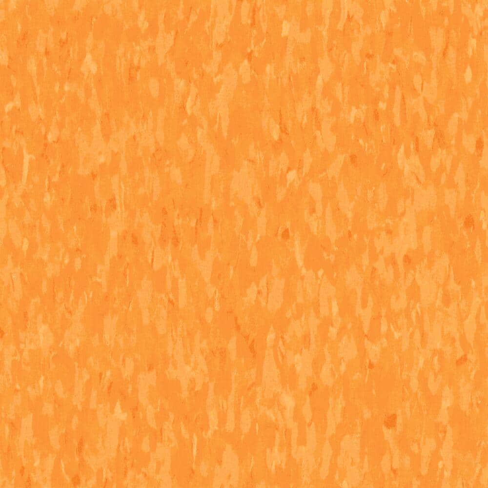 Armstrong Imperial Texture VCT 12 in. x 12 in. Screamin Pumpkin Standard Excelon Commercial Vinyl Tile (45 sq. ft. / case)