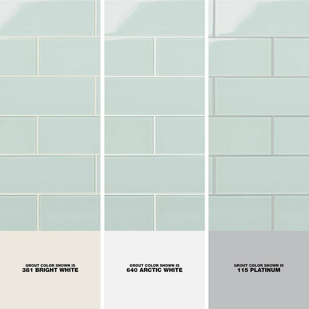 Ivy Hill Tile Contempo Seafoam 4 in. x 12 in. x 8mm Polished Glass Subway Wall Tile (1 sq. ft.) (15 pieces, 5 sq. ft./Box)