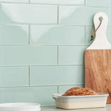 Ivy Hill Tile Contempo Seafoam 4 in. x 12 in. x 8mm Polished Glass Subway Wall Tile (1 sq. ft.) (15 pieces, 5 sq. ft./Box)