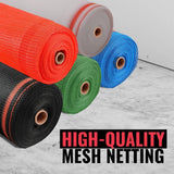 SEALTECH Orange-5.5 ft. X 200 ft. Debris Netting Rolls - Fire Retardant,1/4 in. Mesh Roll