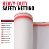 SEALTECH White-8.5 ft. X 50 ft. Debris Netting Rolls - Fire Retardant,1/4 in. Mesh Roll