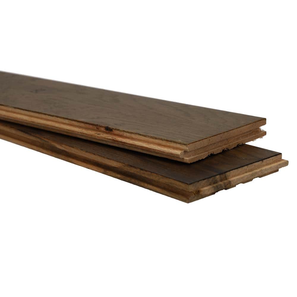 Blue Ridge Hardwood Flooring Northern Coast Seaside Oak 3/4 in. T x 4 in. W x Smooth Solid Hardwood Flooring (16 sq.ft./case)