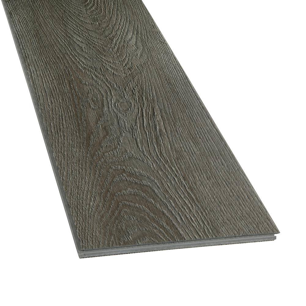 DuraDecor Liz Marie's Seaside Stone 20 MIL x 7 in. W x 48 in. L Click Lock Waterproof Lux Vinyl Plank Flooring (23.2 sqft/case)