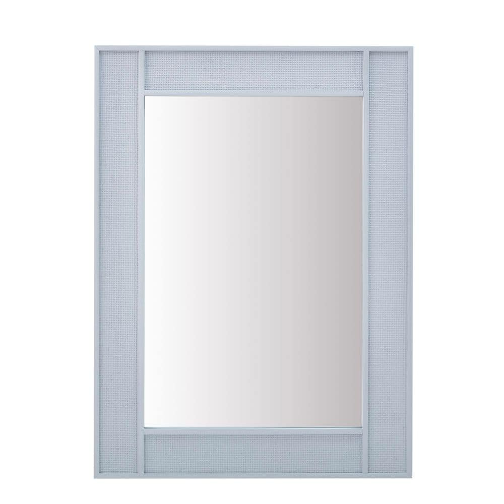 James Martin Vanities Solene 28" x 38" Serenity Blue Vanity Mirror
