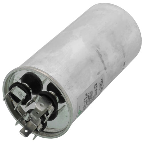 Trane SFCAP35D5440R capacitor - detail view (Voltage: 440v; MFD: 35/5)