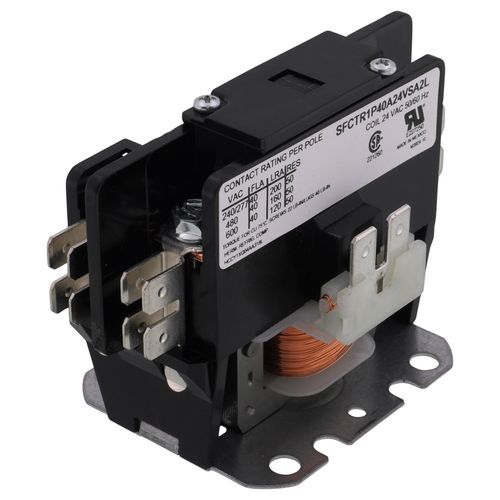 Trane SFCTR1P40A24VSA2L contactor - front view (Product Type: Contactor; Voltage: 24V)