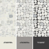 Daltile Stone Decor Shadow 12 in. x 12 in. x 10 mm Marble Pebble Mosaic Floor and Wall Tile (0.95 sq. ft. per piece)