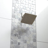 Daltile Stone Decor Shadow 12 in. x 12 in. x 10 mm Marble Pebble Mosaic Floor and Wall Tile (0.95 sq. ft. per piece)