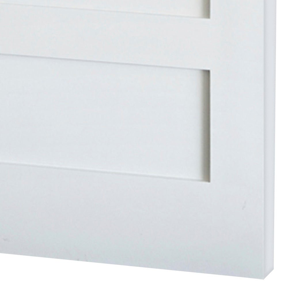 Krosswood 36 in. x 96 in. Shaker 5-Panel Primed Solid Hybrid Core MDF Interior Door Slab